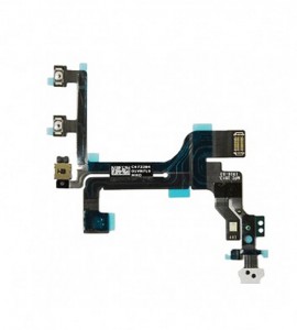 iPhone 5C Power, Mute, & Volume Switch Connector with flash LED Flex Cable
