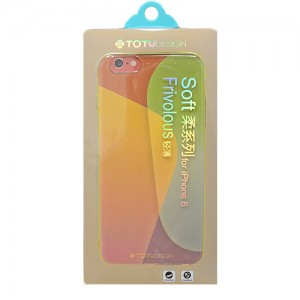 Totu iphone 6 Plus Soft Clear Case Yellow