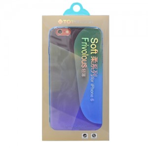 Totu iphone 6 Plus Soft Clear Case Blue