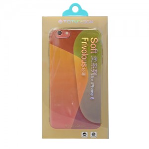 Totu iphone 6 Plus Soft Clear Case Gold