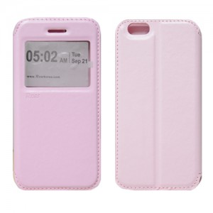 RR iphone 6  Leather Case Pink