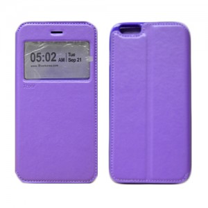 RR iphone 6 Plus Leather Case Purple