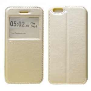 RR iphone 6 Leather Case Gold