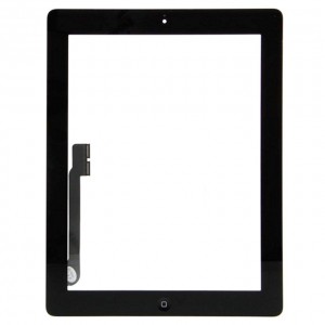 iPad 3 Digitizer Touch Screen with home button assembly(Black)