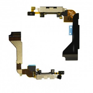 iPhone 4(GSM) Charger Connector with Microphone Flex Cable